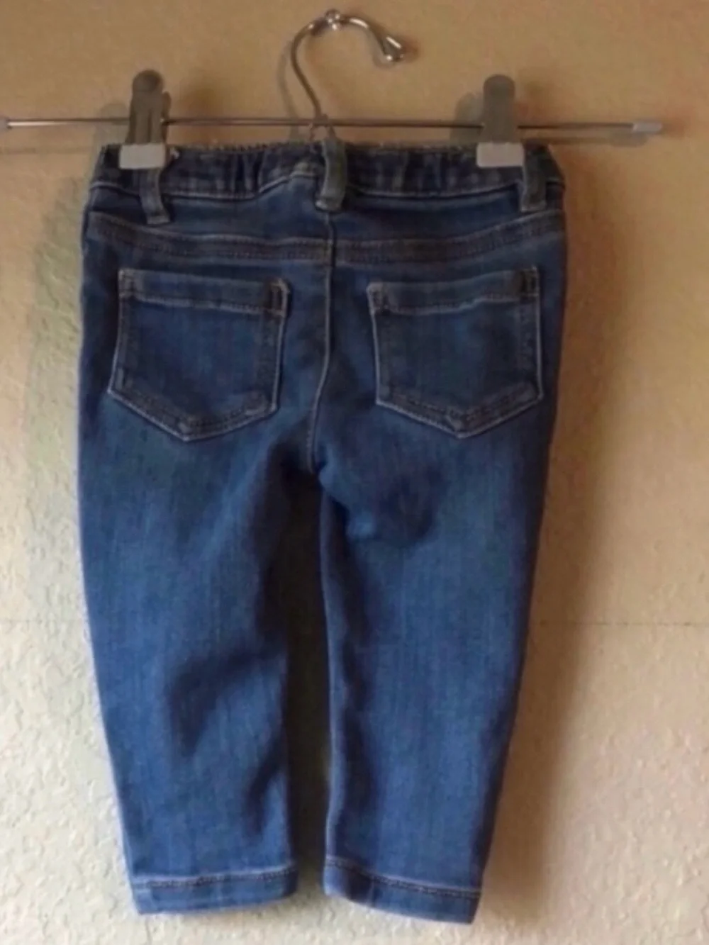 Bundle Outfit Set Carter’s Jeans & Child of Mine Shirt Top Baby Girls 12 months